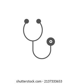 Stethoscope icons  symbol vector elements for infographic web