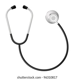 Stethoscope. Illustration on white background for design