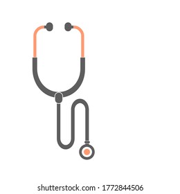 Stethoscope illustrator vector doctor logo design for company and self medical healthcare clinic and hospital doctor beautiful symbols pharmacy sign.