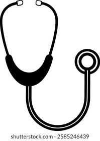 Stethoscope isolated on white background