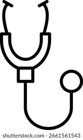Stethoscope Line vector Icon Design