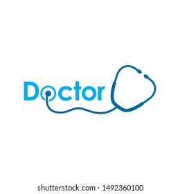 Stethoscope Logo, Doctor Logo, Medical Logo
