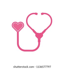 Stethoscope Logo Healthcare Icon Health Symbol Stock Vector (Royalty ...