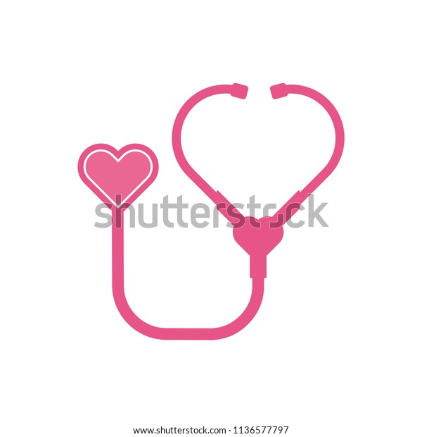 Stethoscope Logo Healthcare Icon Health Symbol Stock Vector (Royalty ...