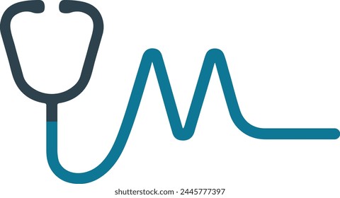 stethoscope logo, medical logo icon