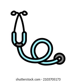 stethoscope medical color icon vector. stethoscope medical sign. isolated symbol illustration