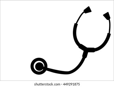 Stethoscope medical equipment  Vector 