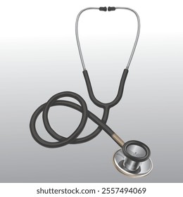 Stethoscope as a medical facility (vector graphic)