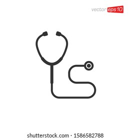 Stethoscope Medical Icon Design Vector