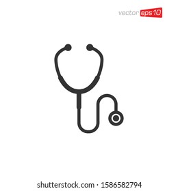 Stethoscope Medical Icon Design Vector