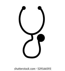 stethoscope medical icon image vector illustration design 