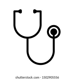 stethoscope. medical icon vector design template on white background