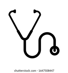 stethoscope. medical icon vector design template on white background