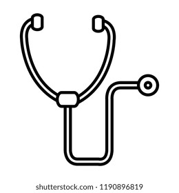 stethoscope medical isolated icon