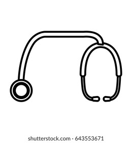 stethoscope medical isolated icon