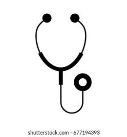 stethoscope medical isolated icon