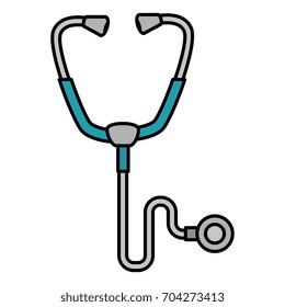 stethoscope medical isolated icon