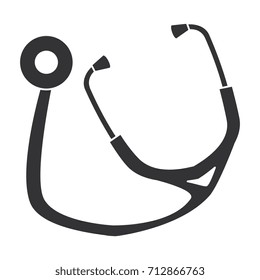 stethoscope medical isolated icon