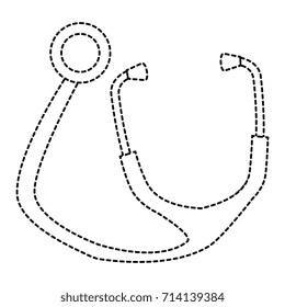 stethoscope medical isolated icon