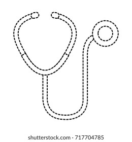 stethoscope medical isolated icon