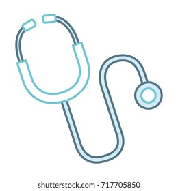 stethoscope medical isolated icon