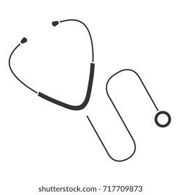 stethoscope medical isolated icon