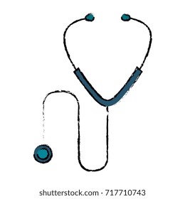 stethoscope medical isolated icon