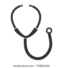 stethoscope medical isolated icon