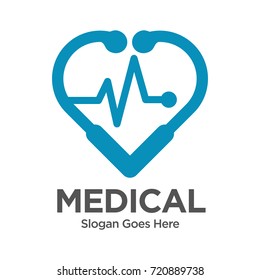 Stethoscope Medical Logo