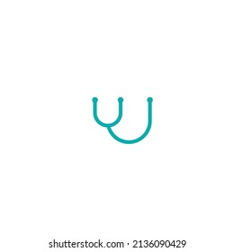 Stethoscope Medical logo vector design
