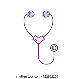 stethoscope medical tool for cardiologist sign