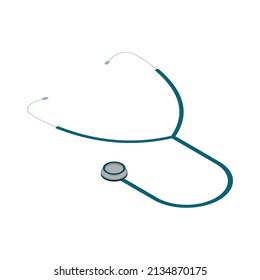 stethoscope medical tool device icon