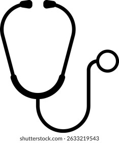 Stethoscope Medical Tool. doctor's diagnostic heart examination.  medical equipment stethoscope. signify diagnostic healthcare
