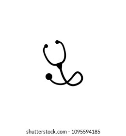 Stethoscope medical tool icon