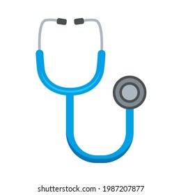 stethoscope medical tool isolated icon