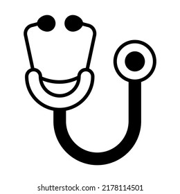 Stethoscope Modernes Design, Vektorgrafik