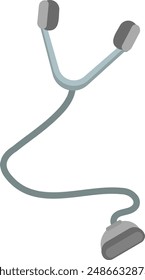 Stethoscope on a Transparent Background