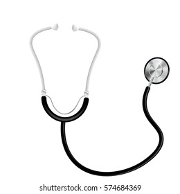 stethoscope realistic isolated