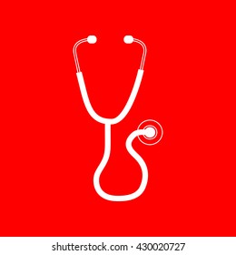 Stethoscope sign illustration