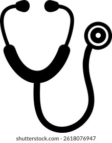 Stethoscope Silhouette Vector Art Collection

