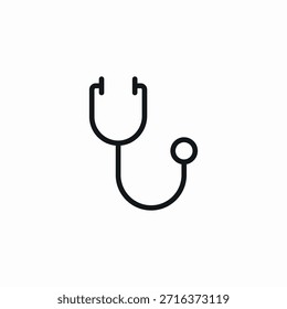 stethoscope tool icon sign vector