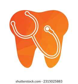 Ilustración de estetioscopio y vectores dentarios 
