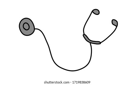 stethoscope use for hospital vector