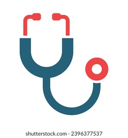 Stethoscope Vector Glyph Two Color Icons For Personal And Commercial Use.
