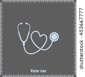 stethoscope vector icon