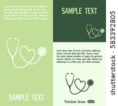 stethoscope vector icon