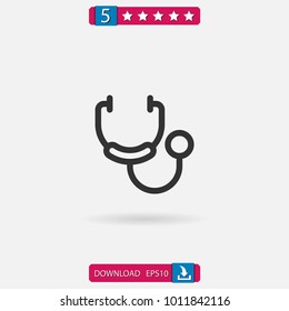 stethoscope vector icon