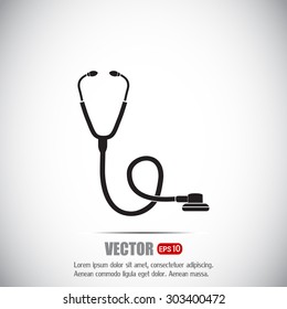 stethoscope vector icon