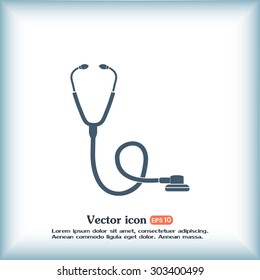 stethoscope vector icon