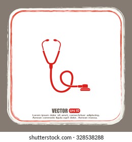 stethoscope vector icon